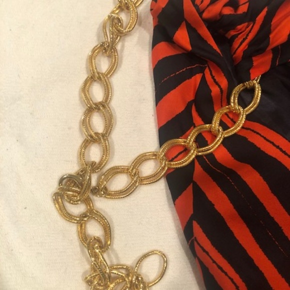 Milly Silk Chain Halter Dress - Picture 7 of 7